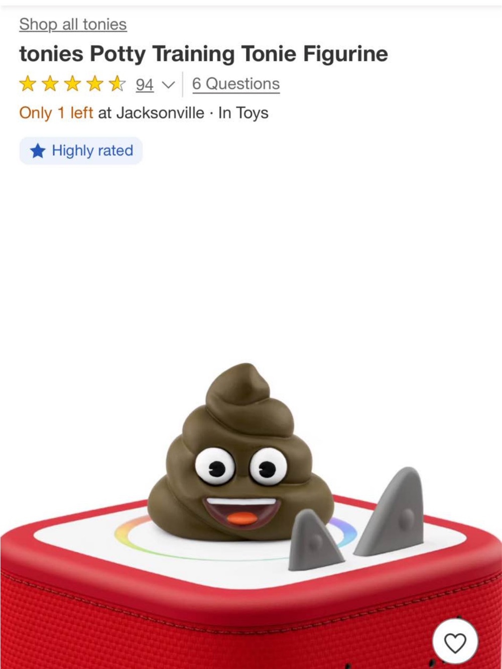 Potty Training Tonie Figurine